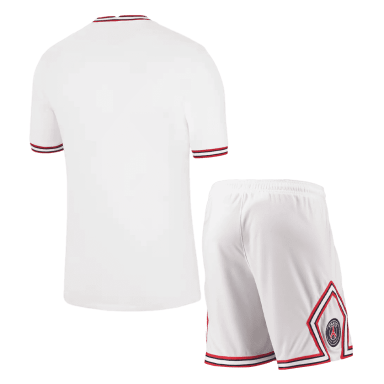 Men's Replica PSG Fourth Away Soccer Jersey Whole Kit (Jersey+Shorts+Socks) 2021/22 - Best Soccer Jersey - 3