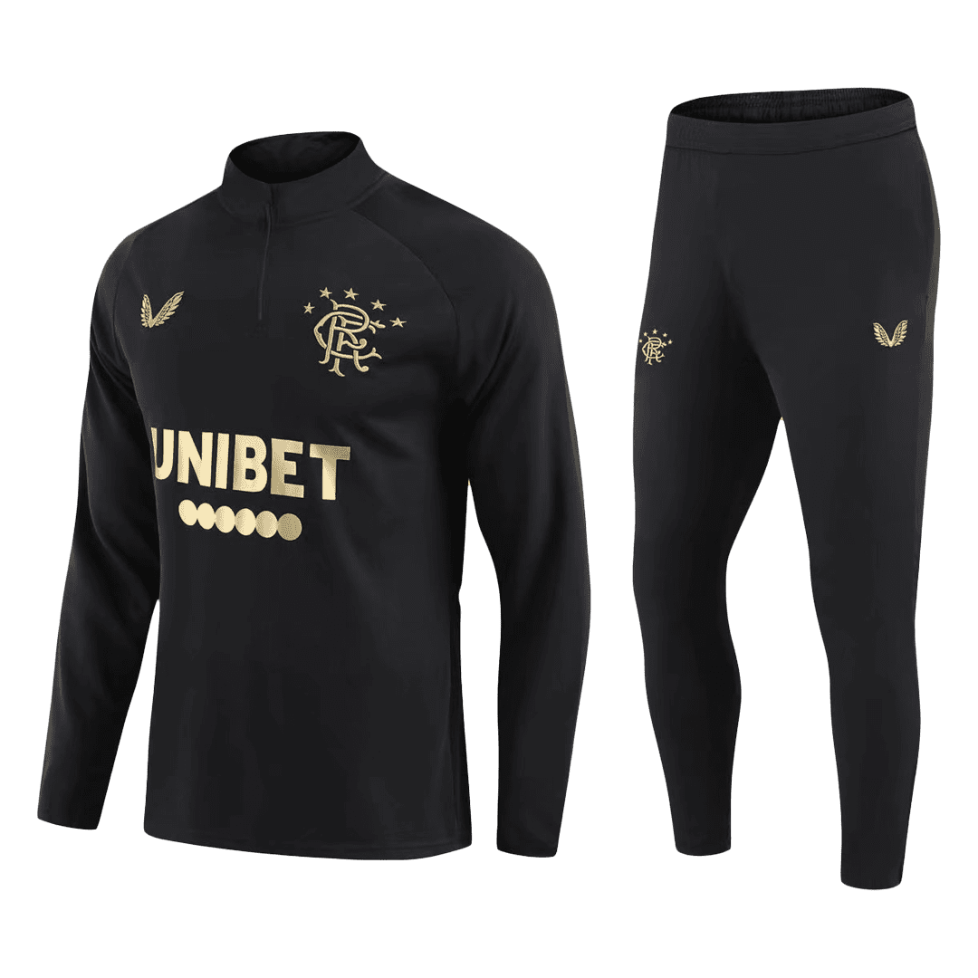 Men’s Glasgow Rangers Zipper Tracksuit Sweat Shirt Kit (Top+Trousers) 2021/22