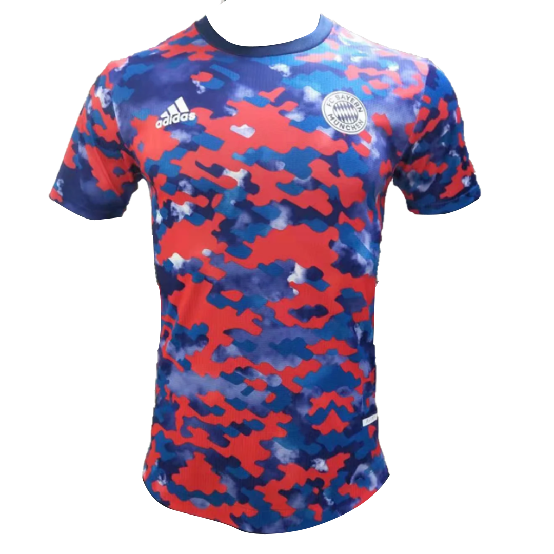 Men’s Authentic Bayern Munich Pre – Match Soccer Jersey Shirt 2021/22