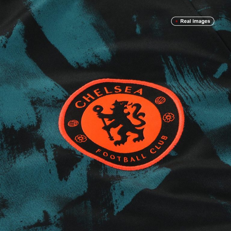 Men's Replica Chelsea Third Away Soccer Jersey Kit (Jersey+Shorts) 2021/22 - Best Soccer Jersey - 8