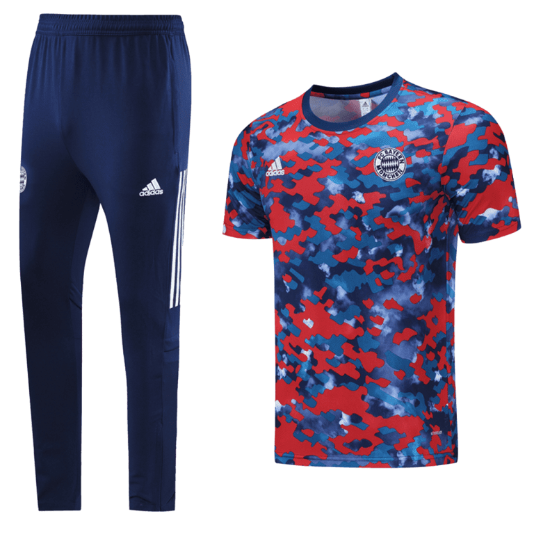 Men's Bayern Munich Soccer Training Kit (Top+Pants) 2021/22 - Best Soccer Jersey - 1