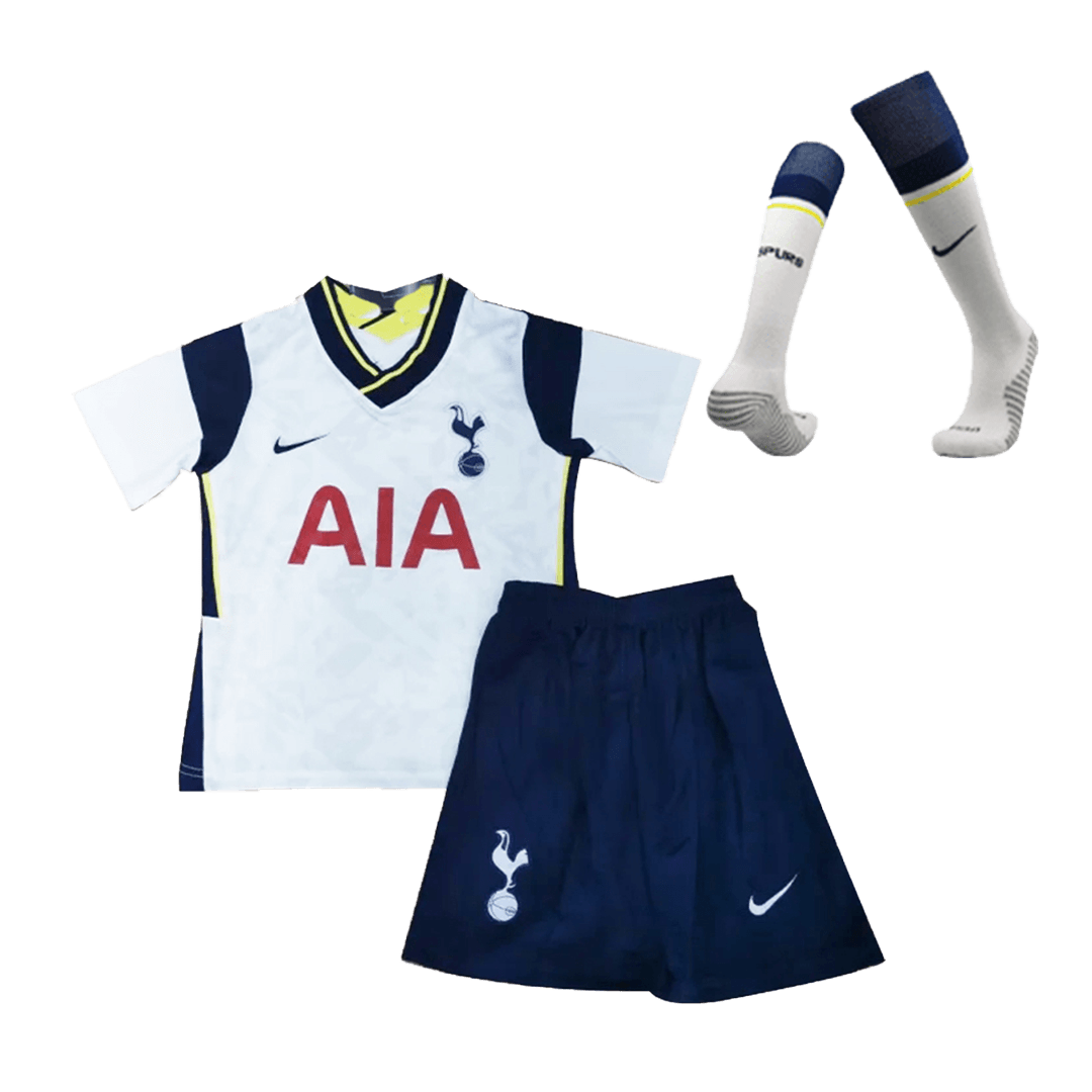 Kids Tottenham Hotspur Home Soccer Jersey Whole Kit (Jersey+Shorts+Socks) 2020/21