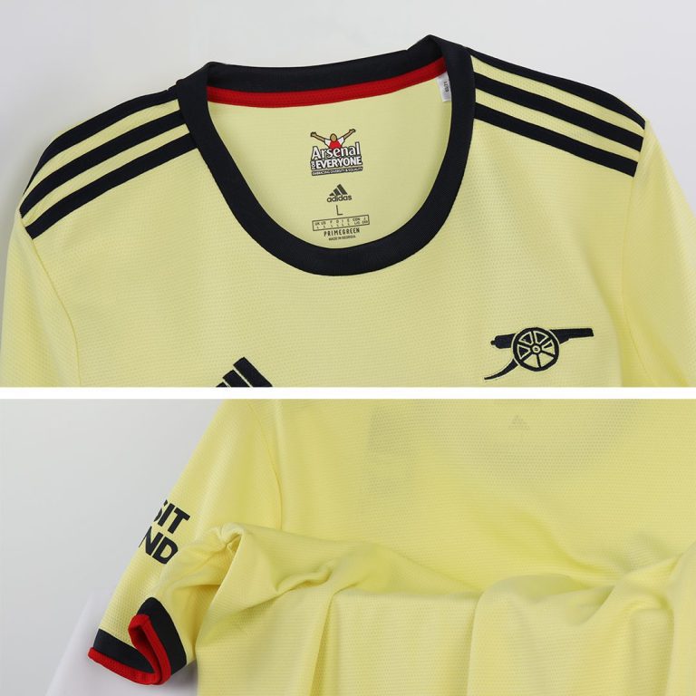 Men's Replica Arsenal Away Soccer Jersey Kit (Jersey+Shorts) 2021/22 - Best Soccer Jersey - 6
