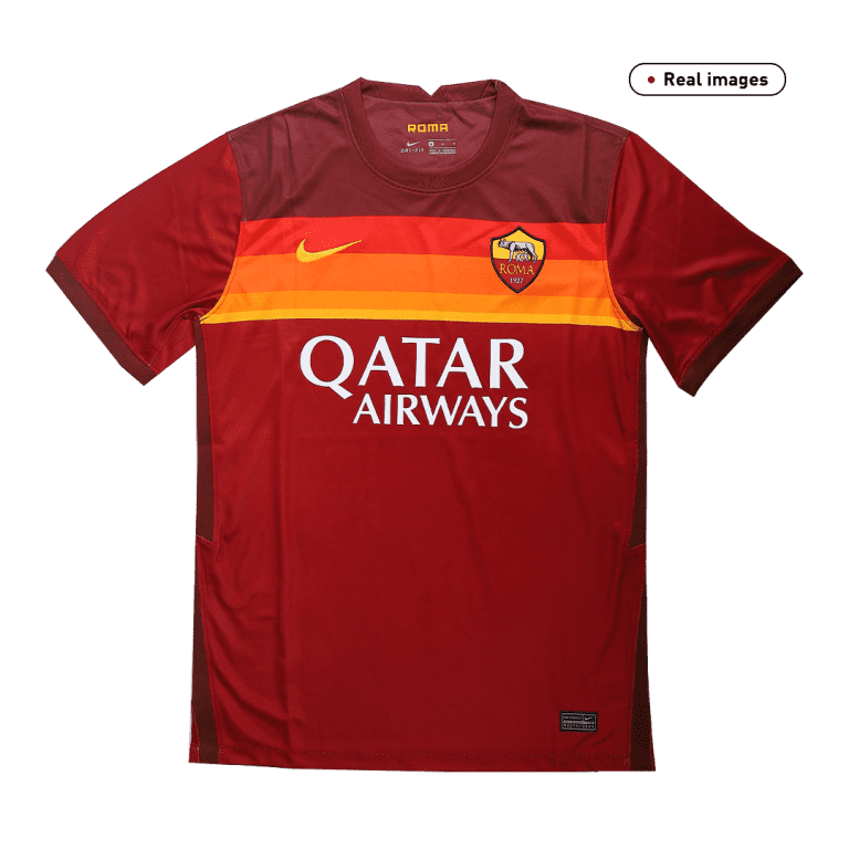 Men's Replica Roma Home Soccer Jersey Shirt 2020/21 - Best Soccer Jersey - 3