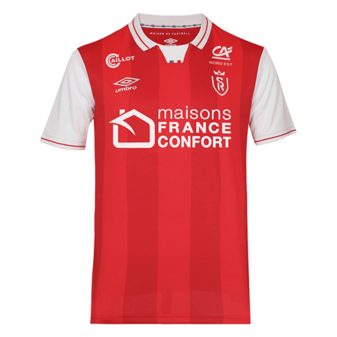 Men’s Replica Stade de Reims Home Soccer Jersey Shirt 2021/22