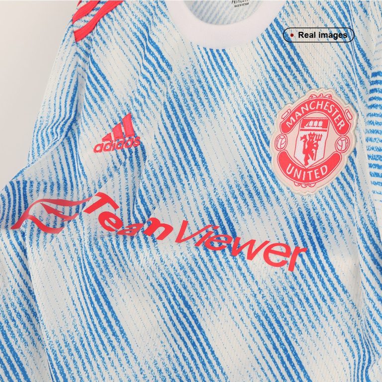 Men's Replica Manchester United Away Soccer Jersey Kit (Jersey+Shorts) 2021/22 - Best Soccer Jersey - 7