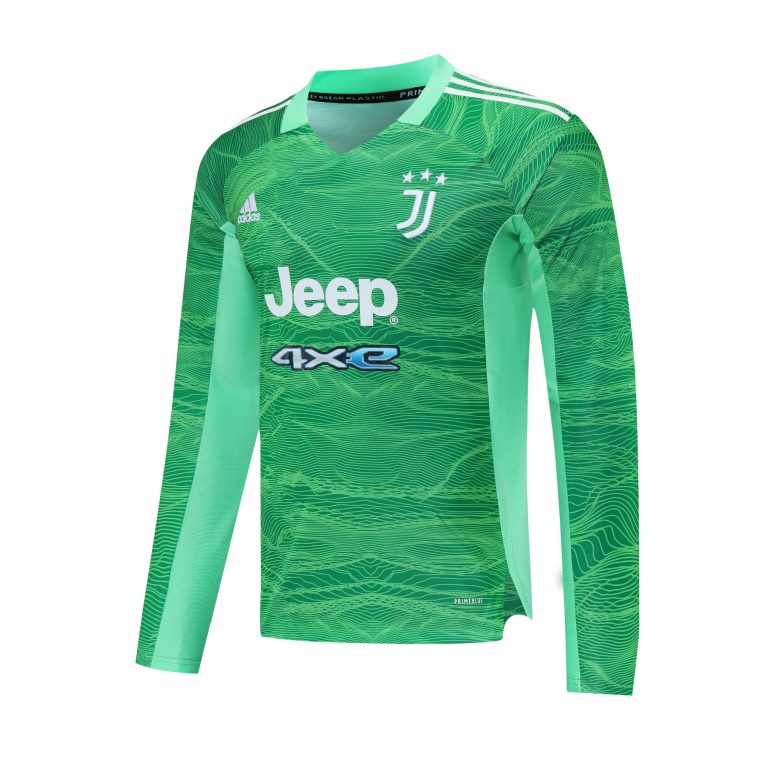 Men's Juventus Goalkeeper Soccer Jersey Kit (Jersey+Shorts) 2021/22 - Best Soccer Jersey - 3