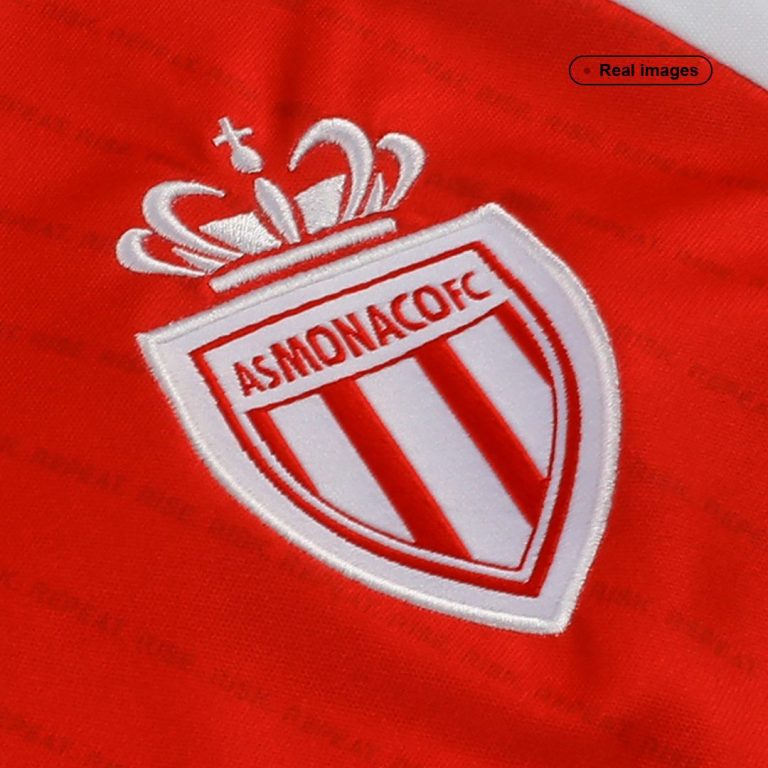 Men's Replica AS Monaco FC Home Soccer Jersey Shirt 2022/23 - Best Soccer Jersey - 4