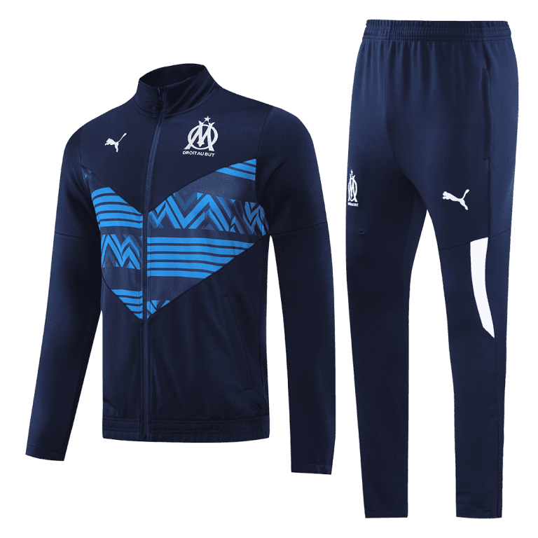 Men's Marseille Training Jacket Kit (Jacket+Pants) 2022 - Best Soccer Jersey - 2