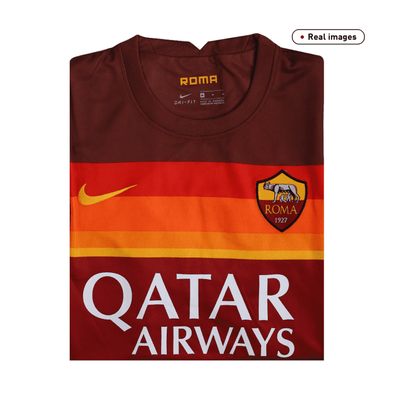 Men's Replica Roma Home Soccer Jersey Shirt 2020/21 - Best Soccer Jersey - 5