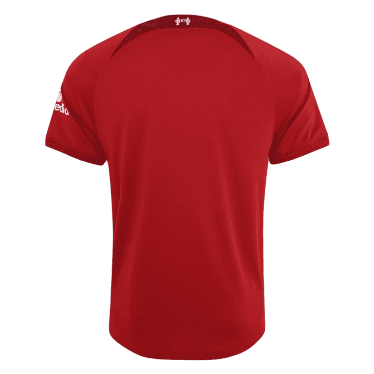 Men's Replica Liverpool Home Soccer Jersey Whole Kit (Jersey+Shorts+Socks) 2022/23 - Best Soccer Jersey - 4