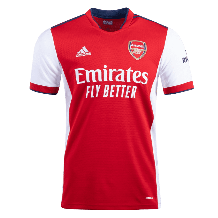 Men's Replica Arsenal Home Soccer Jersey Whole Kit (Jersey+Shorts+Socks) 2021/22 - Best Soccer Jersey - 2