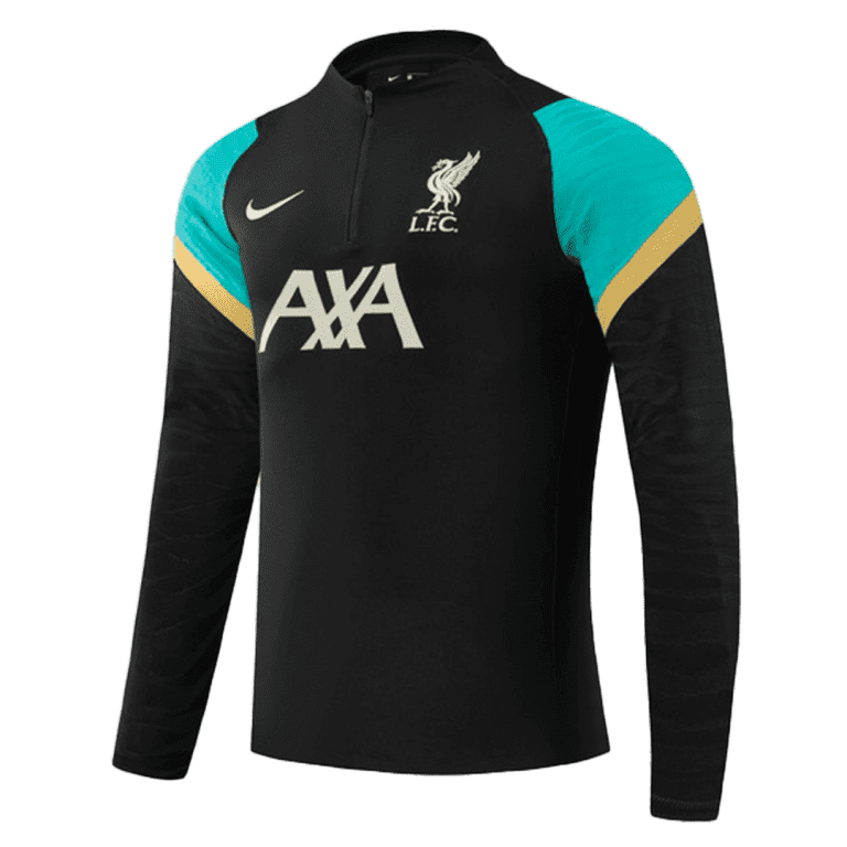 Kids Liverpool Zipper
Tracksuit Sweat Shirt Kit(Top+Pants) 2021/22 - Best Soccer Jersey - 3
