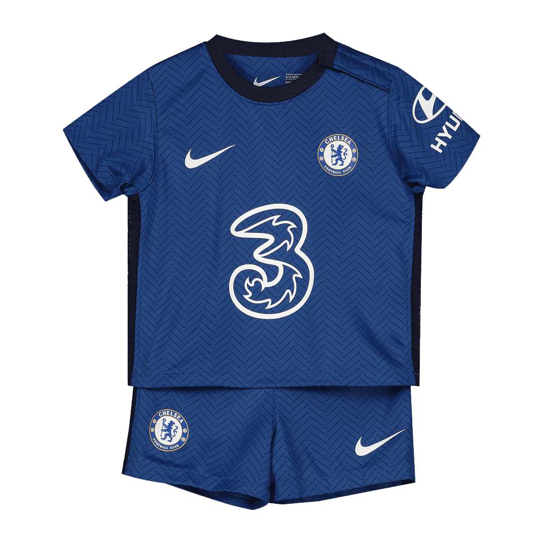 Kids Chelsea Home Soccer Jersey Kit (Jersey+Shorts) 2020/21