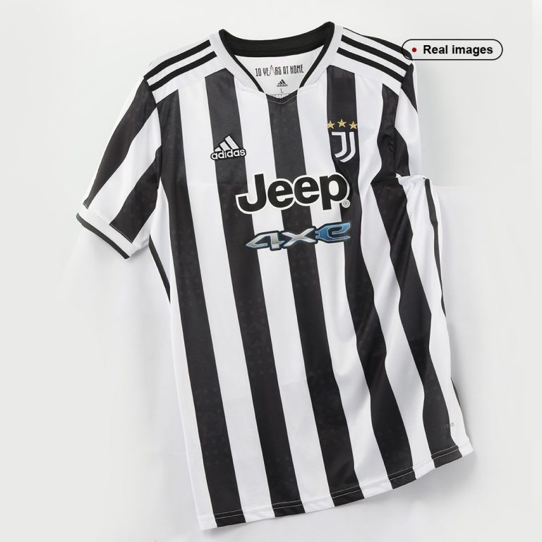 Men's Replica Juventus Home Soccer Jersey Kit (Jersey+Shorts) 2021/22 - Best Soccer Jersey - 6