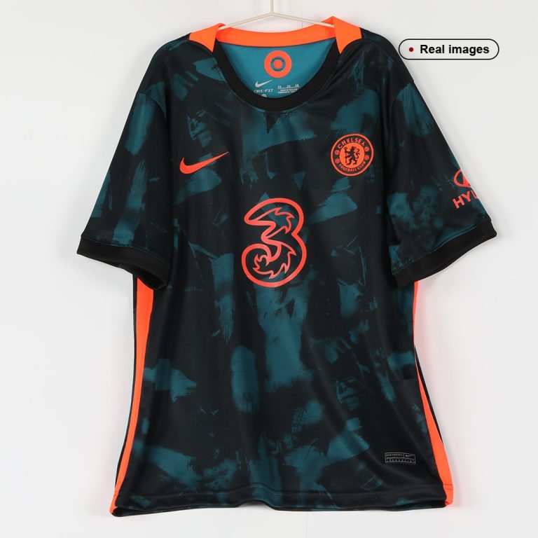Kids Chelsea Third Away Soccer Jersey Kit (Jersey+Shorts) 2021/22 - Best Soccer Jersey - 10