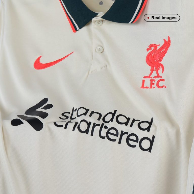 Men's Replica Liverpool Away Soccer Jersey Kit (Jersey+Shorts) 2021/22 - Best Soccer Jersey - 8