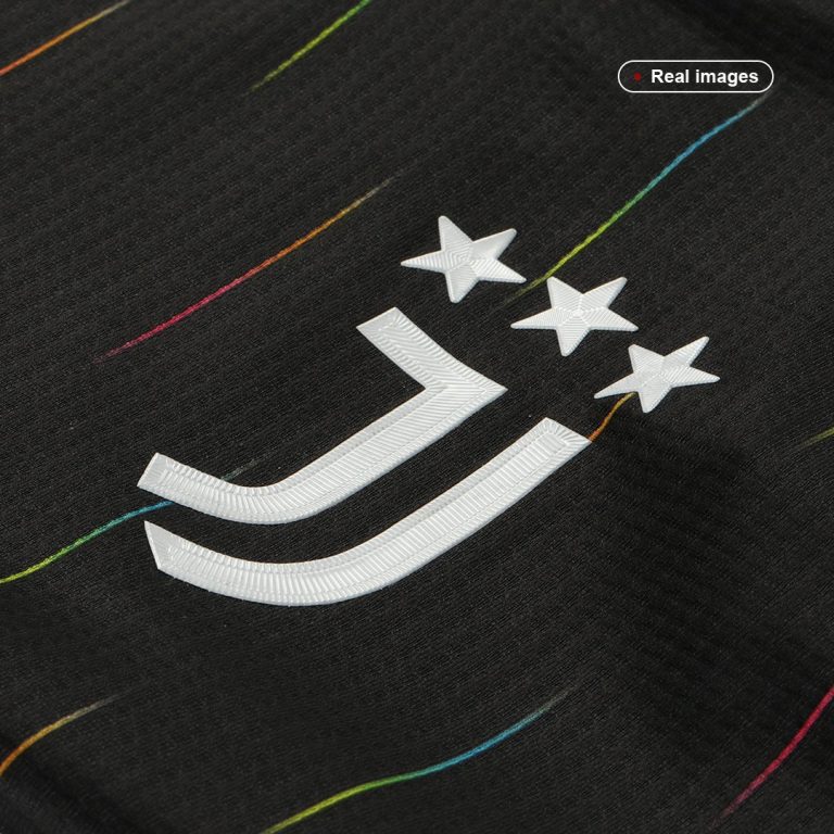 Men's Authentic VLAHOVIC #7 Juventus Away Soccer Jersey Shirt 2021/22 - Best Soccer Jersey - 5