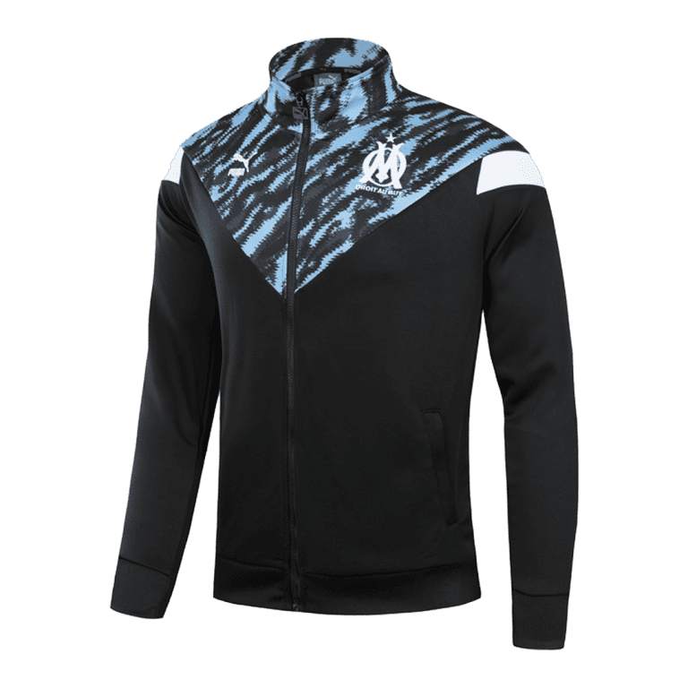 Kids Marseille High Neck Collar Training Jacket Kit(Jacket+Pants) 2021/22 - Best Soccer Jersey - 3