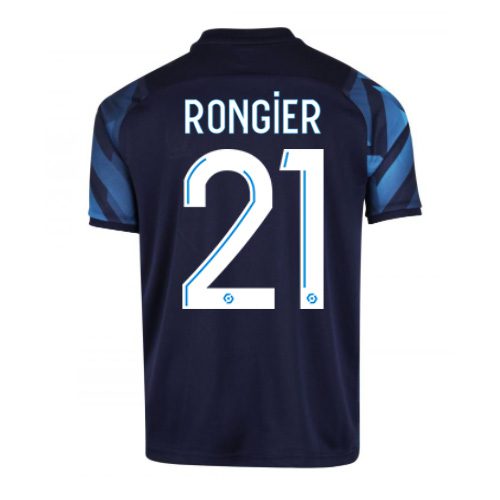 Men’s Replica RONGIER #21 Marseille Away Soccer Jersey Shirt 2021/22
