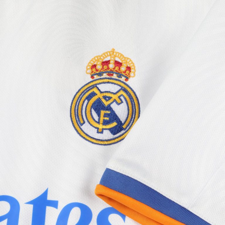 Men's Replica Real Madrid Home Soccer Jersey Kit (Jersey+Shorts) 2021/22 - Best Soccer Jersey - 3