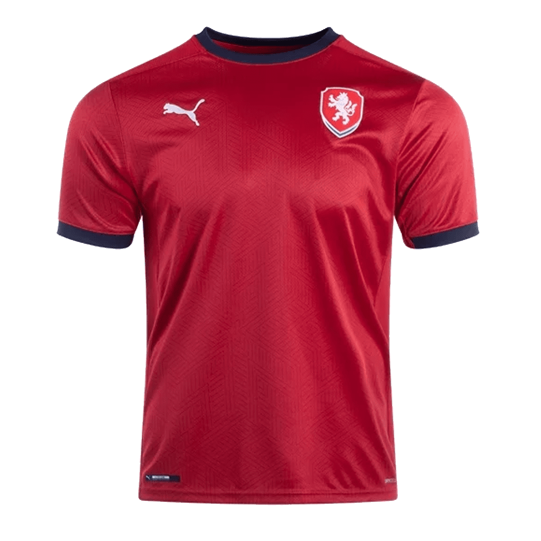 Men’s Replica Czech Republic Home Soccer Jersey Shirt 2020/21