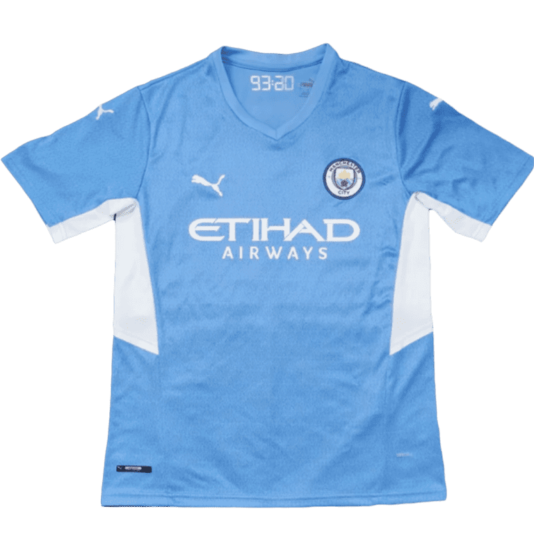 Men's Replica FERRAN #21 Manchester City Home Soccer Jersey Shirt 2021/22 - Best Soccer Jersey - 4