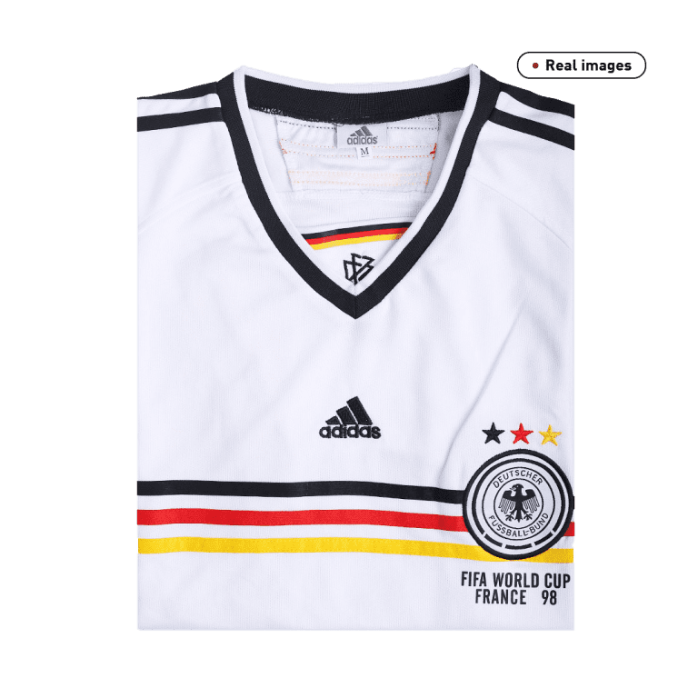 Men's Retro 1998 World Cup Germany Home Soccer Jersey Shirt - Best Soccer Jersey - 3