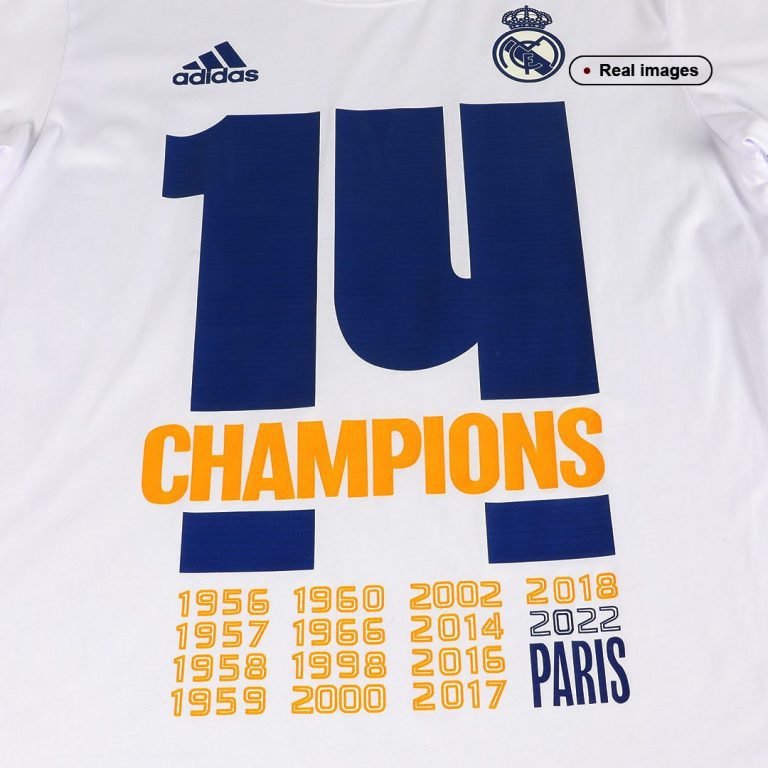 Men's Replica Real Madrid UCL Champions 14 T-Shirt - Best Soccer Jersey - 6