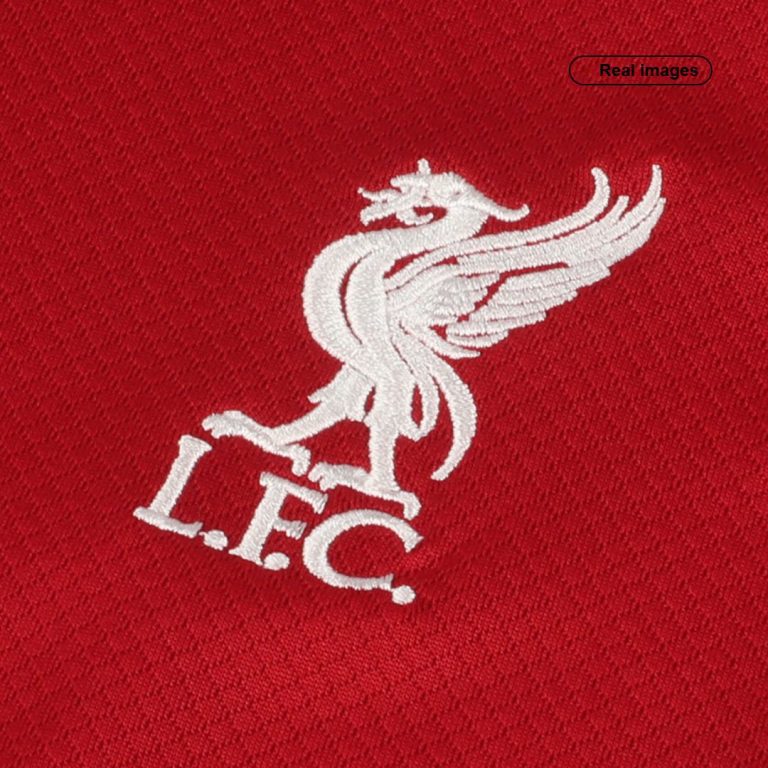 Kids Liverpool Home Soccer Jersey Kit (Jersey+Shorts) 2022/23 - Best Soccer Jersey - 4