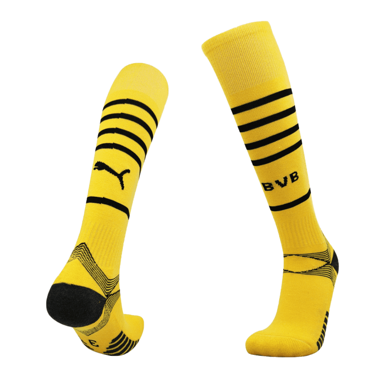 Kid's Borussia Dortmund Home Soccer Socks - Best Soccer Jersey - 1