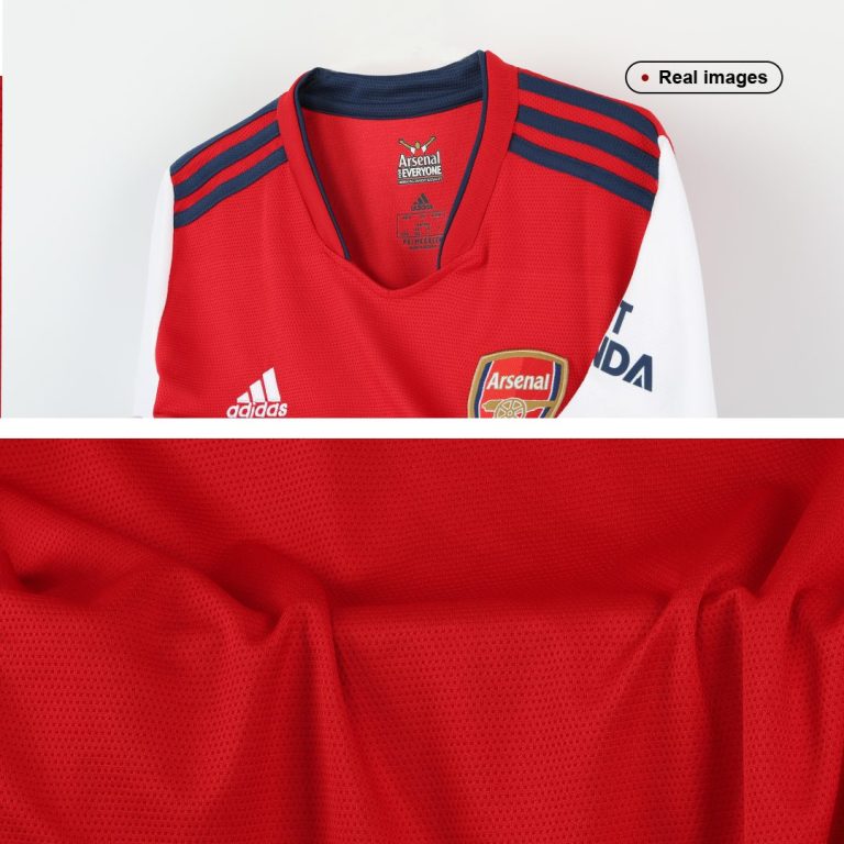 Men's Replica Arsenal Home Soccer Jersey Whole Kit (Jersey+Shorts+Socks) 2021/22 - Best Soccer Jersey - 11