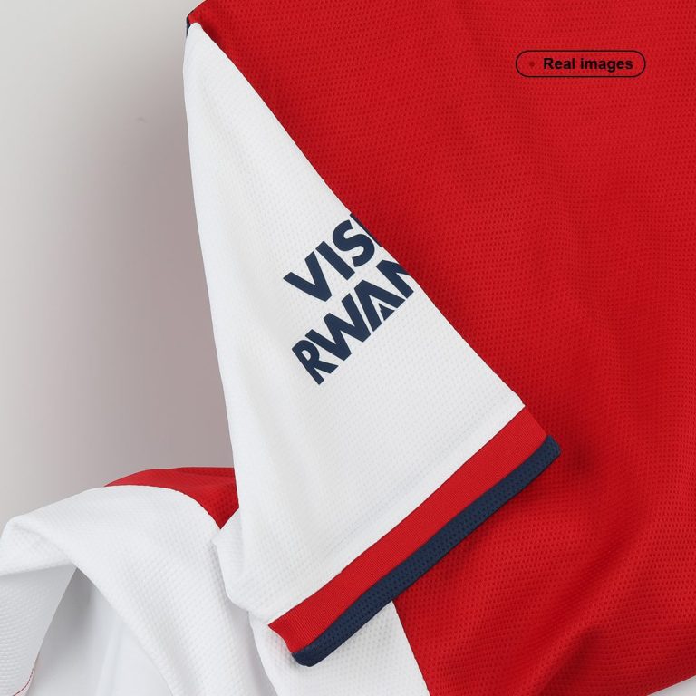 Men's Replica Arsenal Home Soccer Jersey Whole Kit (Jersey+Shorts+Socks) 2021/22 - Best Soccer Jersey - 9