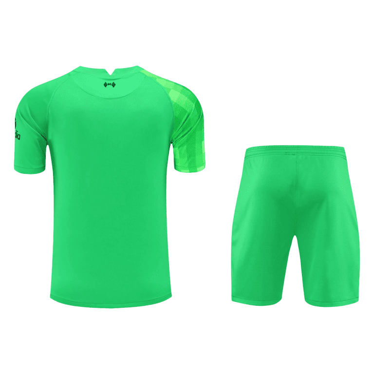 Kids Liverpool Goalkeeper Soccer Jersey Whole Kit (Jersey+Shorts+Socks) 2021/22 - Best Soccer Jersey - 3