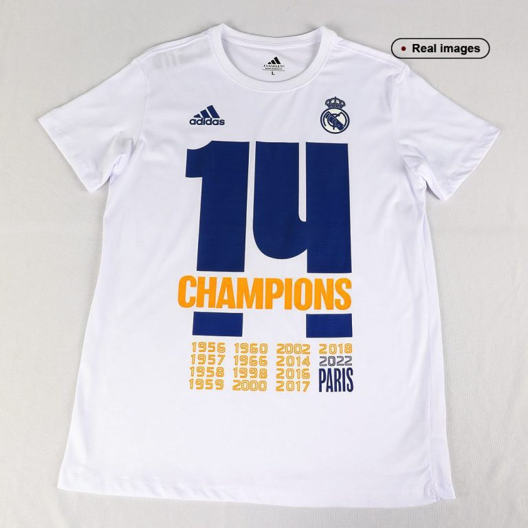 Men's Replica Real Madrid UCL Champions 14 T-Shirt - Best Soccer Jersey - 8