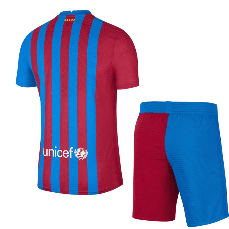 Men's Replica Barcelona Home Soccer Jersey Kit (Jersey+Shorts) 2021/22 - Best Soccer Jersey - 2