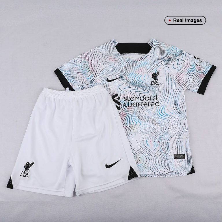 Kids Liverpool Away Soccer Jersey Kit(Jersey+Shorts) 2022/23 - Best Soccer Jersey - 14