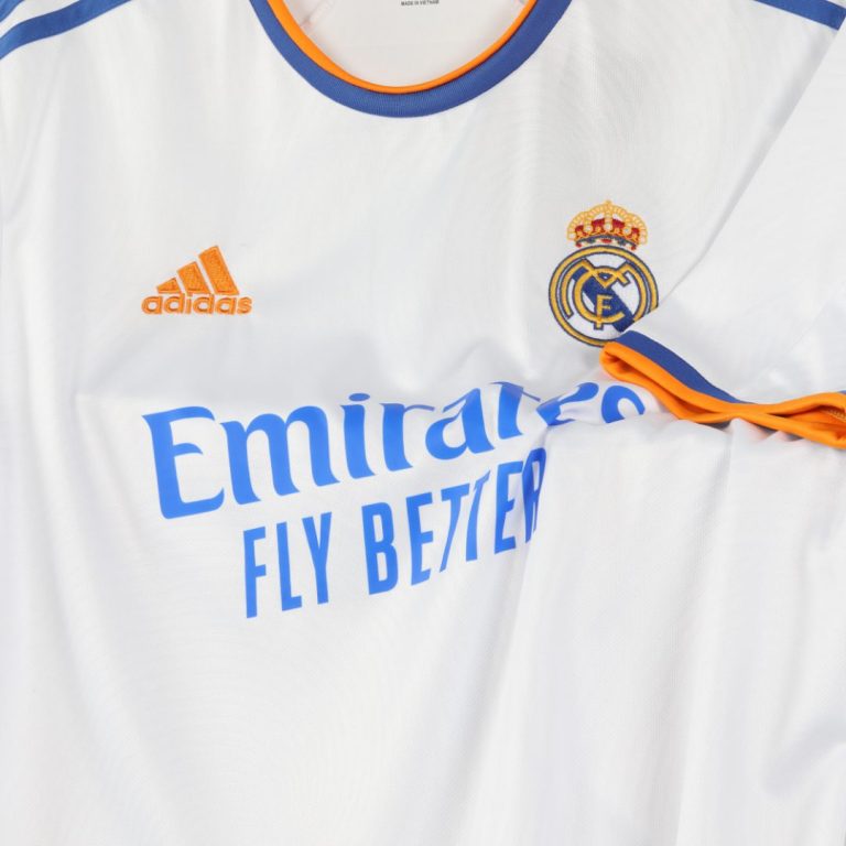 Men's Replica Real Madrid Home Soccer Jersey Kit (Jersey+Shorts) 2021/22 - Best Soccer Jersey - 5