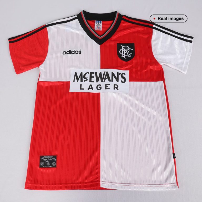 Men's Retro 1995/96 Glasgow Rangers Away Soccer Jersey Shirt - Best Soccer Jersey - 9
