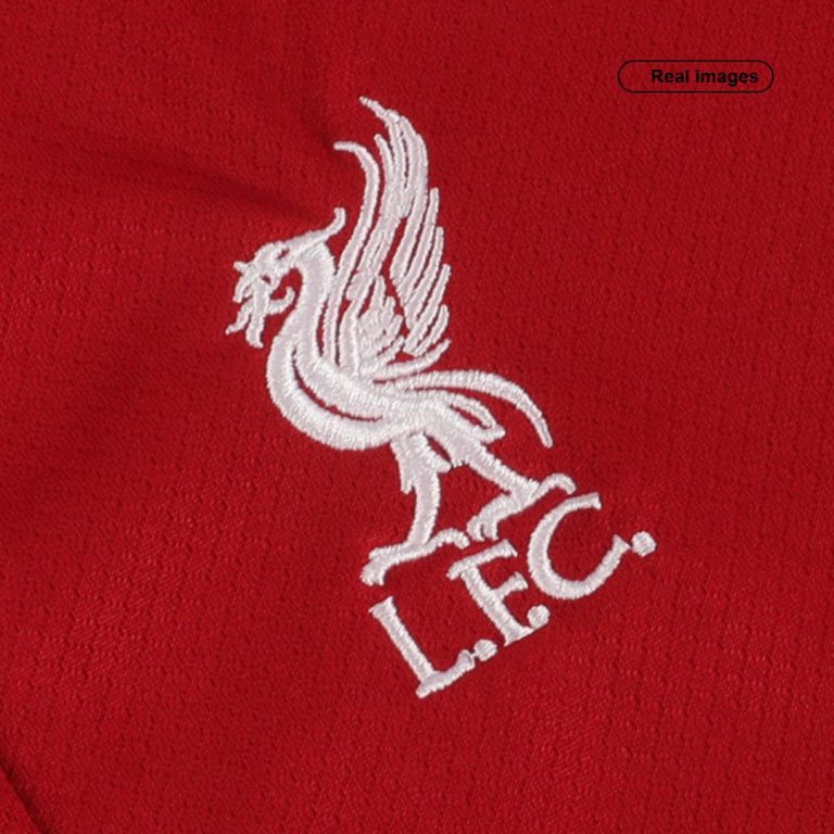 Kids Liverpool Home Soccer Jersey Kit (Jersey+Shorts) 2022/23 - Best Soccer Jersey - 11