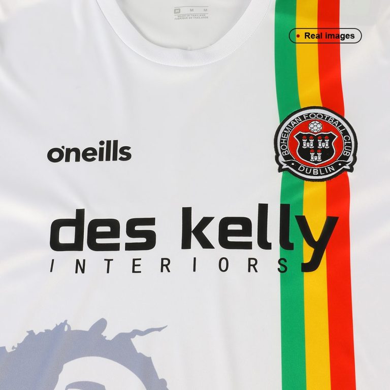 Men's Replica O'Neills Bohemian Bob Marley Away Soccer Jersey Shirt 2022 O'Neills - Best Soccer Jersey - 7