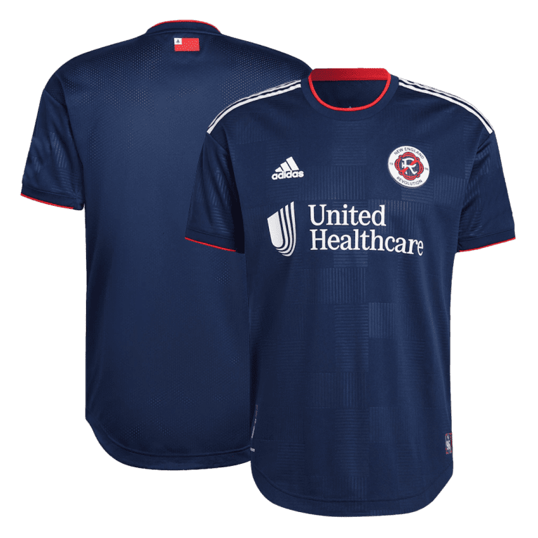 Men's Authentic New England Revolution Home Soccer Jersey Shirt 2022 - Best Soccer Jersey - 3