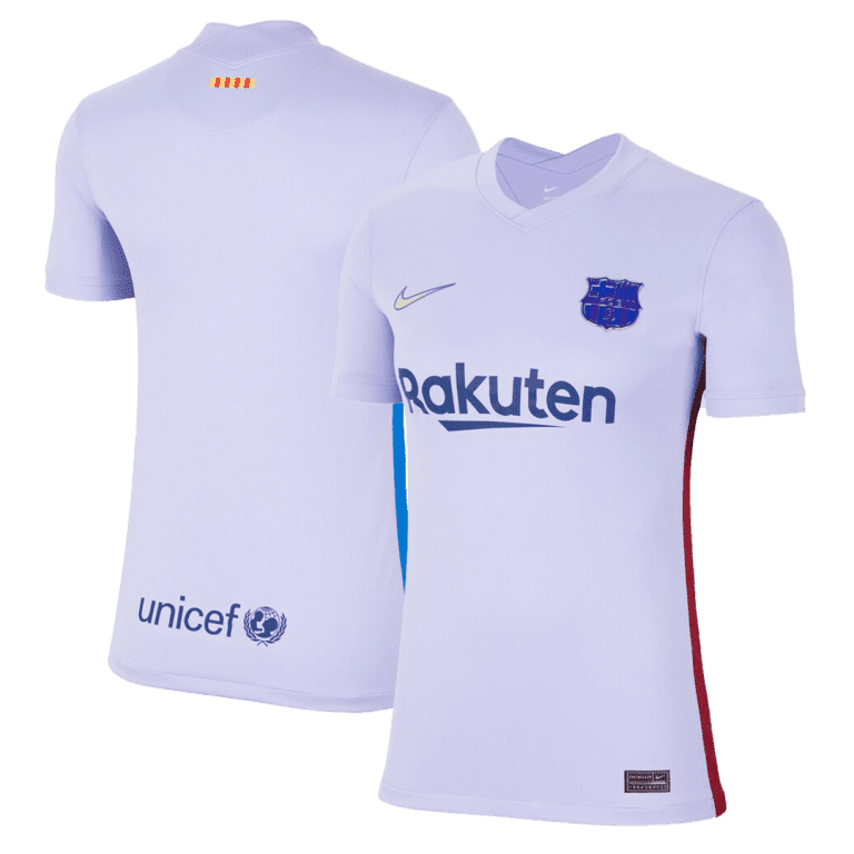 Women's Replica Barcelona Away Soccer Jersey Shirt 2021/22 - Best Soccer Jersey - 3