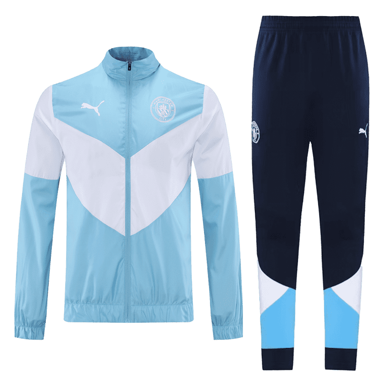 Men's Manchester City Training Kit (Jacket+Pants) 2021/22 - Best Soccer Jersey - 1