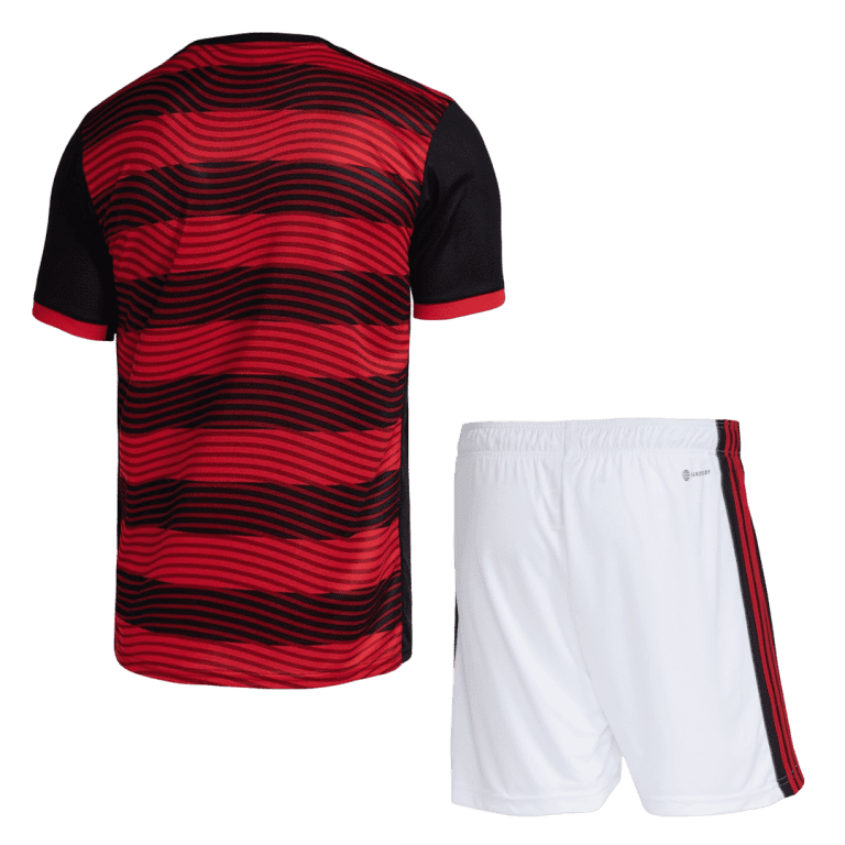 Men's Replica CR Flamengo Home Soccer Jersey Kit (Jersey+Shorts) 2022/23 - Best Soccer Jersey - 2