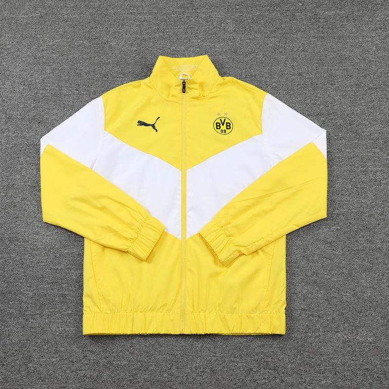 Men's Borussia Dortmund Training Kit (Jacket+Pants) 2021/22 - Best Soccer Jersey - 9