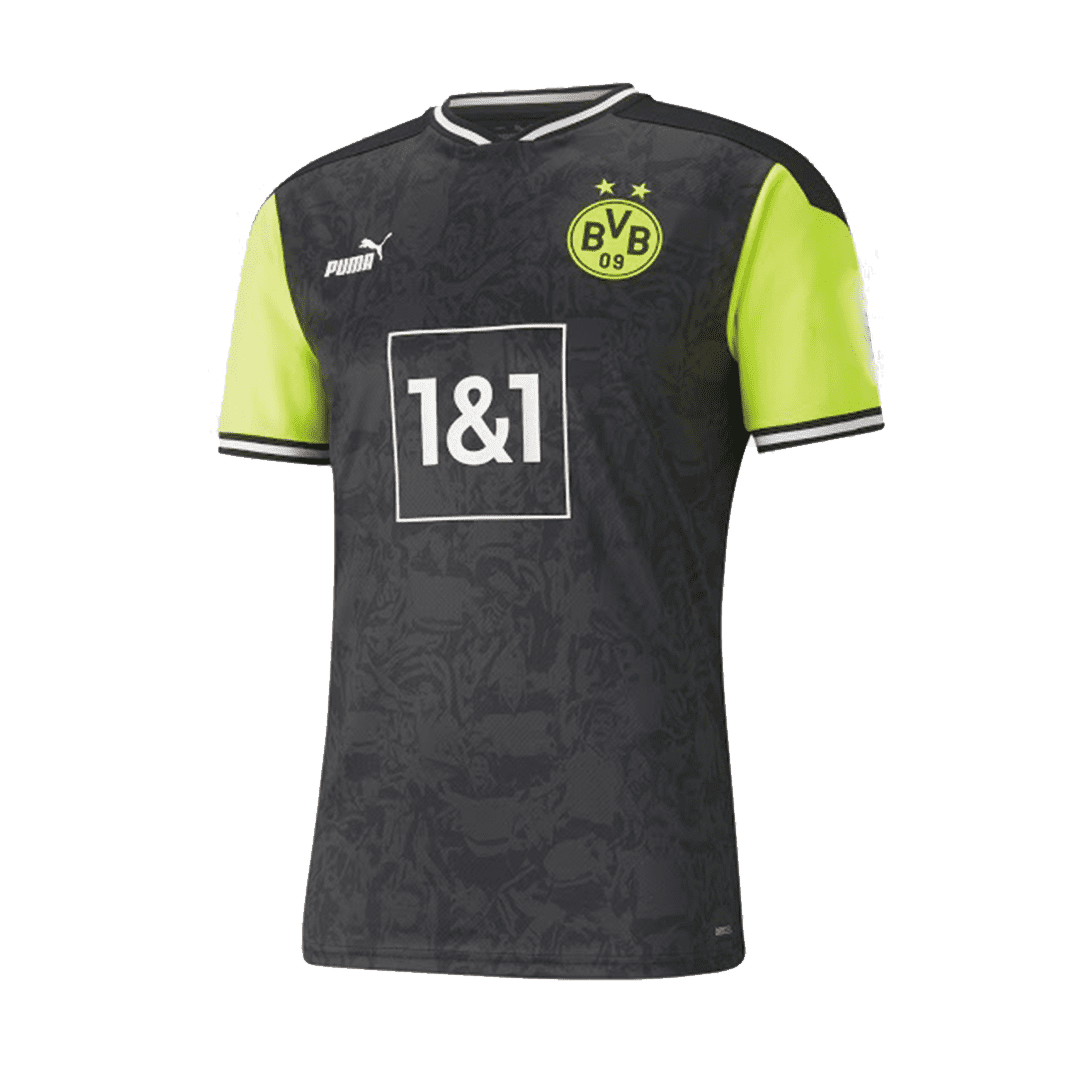 Men’s Replica Borussia Dortmund Fourth Away Soccer Jersey Shirt 2021