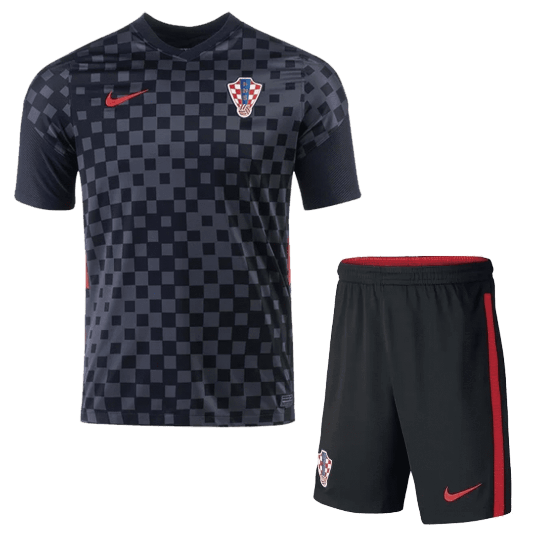 Men’s Replica Croatia Away Soccer Jersey Kit (Jersey+Shorts) 2020