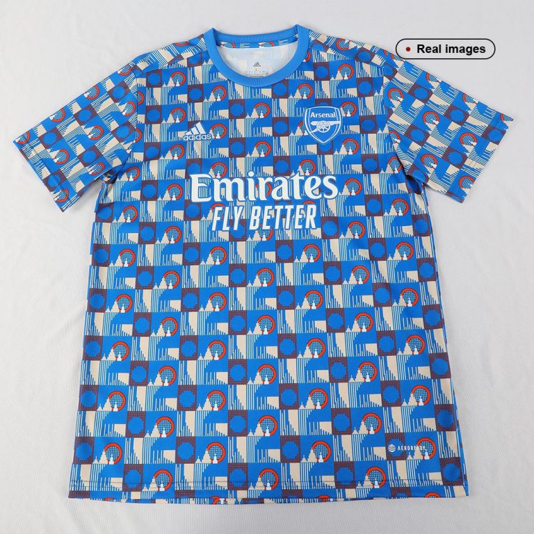 Men's Replica Arsenal x TFL Pre - Match Soccer Jersey Shirt 2021/22 - Best Soccer Jersey - 8