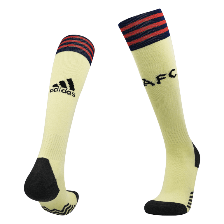 Men's Replica Arsenal Away Soccer Jersey Whole Kit (Jersey+Shorts+Socks) 2021/22 - Best Soccer Jersey - 2